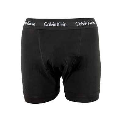 Calvin 3P Trunk heren Onderbroek,Zwart/Grijs Heather/Indued Logo,S Calvin 3P Trunk heren Onderbroek,Zwart/Grijs Heather/Indued Logo,S