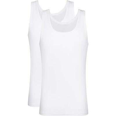 DIM Eco tanktops voor heren, 2 stuks, Wit, L DIM Eco tanktops voor heren, 2 stuks, Wit, L