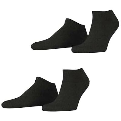 ESPRIT Heren Korte sokken Basic Uni 2-Pack M Sn katoen kort eenkleurig multipack, Grijs Anthracite Melange 3080, 39-42 ESPRIT Heren Korte sokken Basic Uni 2-Pack M Sn katoen kort eenkleurig multipack, Grijs Anthracite Melange 3080, 39-42