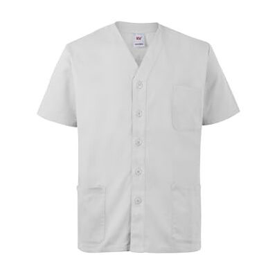 VELILLA 535209; pyjama met korte mouwen, met knoopsluiting, Wit, 3XL VELILLA 535209; pyjama met korte mouwen, met knoopsluiting, Wit, 3XL