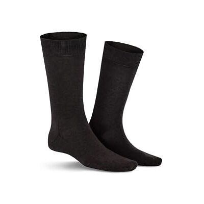 KUNERT Herensokken Richard drukvrije tailleband, bruin-mel. 8210, 43-46 EU KUNERT Herensokken Richard drukvrije tailleband, bruin-mel. 8210, 43-46 EU