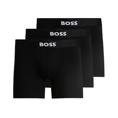 Boss Boxershorts voor heren, verpakking van 3 stuks, zwart 001, Talla única Boss Boxershorts voor heren, verpakking van 3 stuks, zwart 001, Talla única