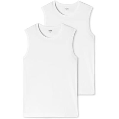Uncover by Schiesser 2 stuks tanktops met bredere schouders, ronde hals, katoen heren Ondergoed (2-Pack) Uncover by Schiesser 2 stuks tanktops met bredere schouders, ronde hals, katoen heren Ondergoed (2-Pack)