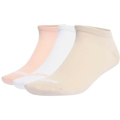 adidas uniseks-volwassene Thin Linear Low-Cut Socks 3 Pairs, wonder alumina/blush pink/white, 40-42 adidas uniseks-volwassene Thin Linear Low-Cut Socks 3 Pairs, wonder alumina/blush pink/white, 40-42