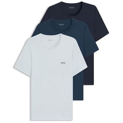Boss Heren TShirtRN 3P klassieke drie-pack ondergoed T-shirts in katoen, Open Diversen, M Boss Heren TShirtRN 3P klassieke drie-pack ondergoed T-shirts in katoen, Open Diversen, M