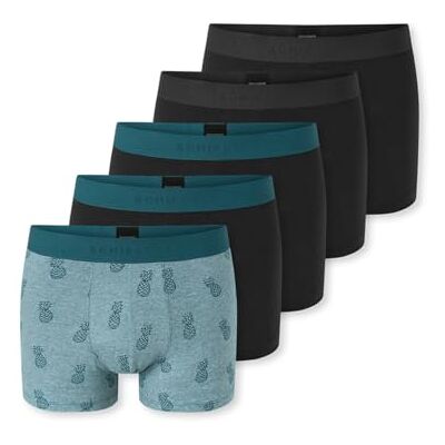 Schiesser Heren 5 stuks boxershorts biologisch katoen multipack 95/5 Organic, Gesorteerd 14, 10 Schiesser Heren 5 stuks boxershorts biologisch katoen multipack 95/5 Organic, Gesorteerd 14, 10