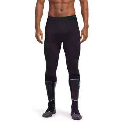 FALKE Heren Broek van onderlaag Wool-Tech Light 3/4 M Ti wol functioneel materiaal sneldrogend 1 stuk, Zwart Black 3000, S FALKE Heren Broek van onderlaag Wool-Tech Light 3/4 M Ti wol functioneel materiaal sneldrogend 1 stuk, Zwart Black 3000, S