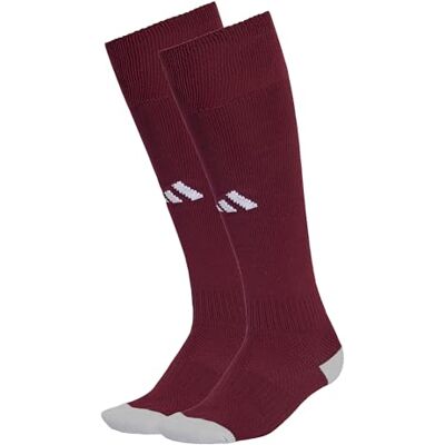 adidas uniseks-volwassene kniesokken Milano 23 Socks, team maroon 2/white, XXL adidas uniseks-volwassene kniesokken Milano 23 Socks, team maroon 2/white, XXL