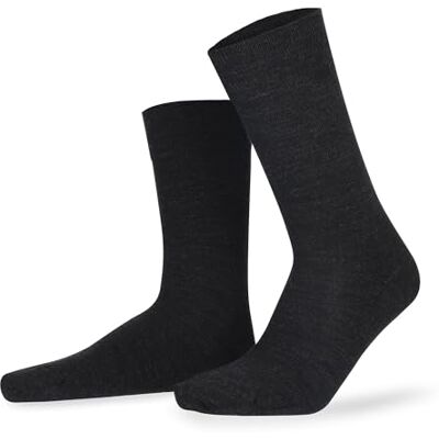 KUNERT Heren Wool Care Soh Sokken, Antraciet melange., 43/46 EU KUNERT Heren Wool Care Soh Sokken, Antraciet melange., 43/46 EU