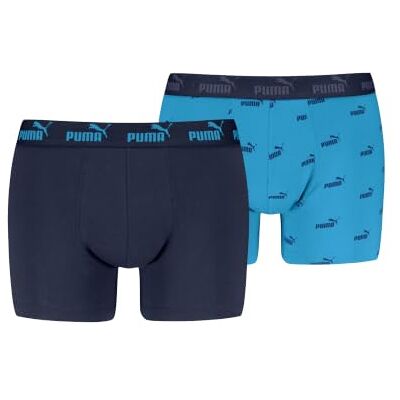 PUMA Men's Elements Boxer, blue combo, S (2-pack), Blue Combo, S PUMA Men's Elements Boxer, blue combo, S (2-pack), Blue Combo, S