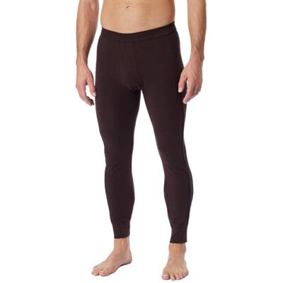 Schiesser Heren lange onderbroek met gulp biologisch katoen Comfort Fit, bruin-mel._181840, 54 Schiesser Heren lange onderbroek met gulp biologisch katoen Comfort Fit, bruin-mel._181840, 54
