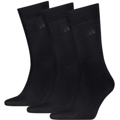 Calvin 8719965009202 CK MEN SOCK 3P, zwart, 43-46 EU Calvin 8719965009202 CK MEN SOCK 3P, zwart, 43-46 EU