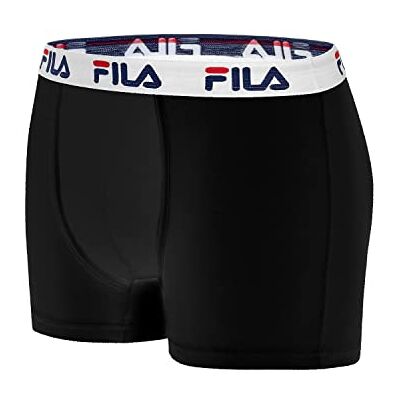 FILA FU5016 Boxershorts voor heren, Noir, M FILA FU5016 Boxershorts voor heren, Noir, M