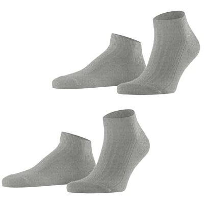 ESPRIT Heren Korte Sokken Easy Rib 2-Pack M SN Katoen Kort Eenkleurig Multipack 2 Paar, Grijs (Light Grey 3400), 43-46 ESPRIT Heren Korte Sokken Easy Rib 2-Pack M SN Katoen Kort Eenkleurig Multipack 2 Paar, Grijs (Light Grey 3400), 43-46