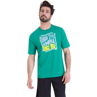 Athena Serigraphie 7o70 Pyjamaset, groen/zwart, XXL voor heren, Groen/Zwart, XXL Athena Serigraphie 7o70 Pyjamaset, groen/zwart, XXL voor heren, Groen/Zwart, XXL