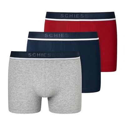 Schiesser Herren 3 PACK Boxershorts Bio Baumwolle 95/5 Organic Schiesser Herren 3 PACK Boxershorts Bio Baumwolle 95/5 Organic