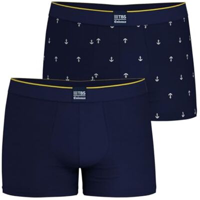 Eminence Sailor, set van 2 boxershorts, herenondergoed, Marineblauw, M Eminence Sailor, set van 2 boxershorts, herenondergoed, Marineblauw, M