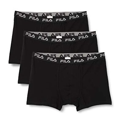 FILA FU5004/3 Man Boxer XL Underwear 200 Black, Mens FILA FU5004/3 Man Boxer XL Underwear 200 Black, Mens
