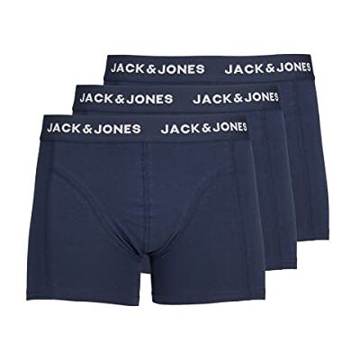 JACK & JONES Heren Shorts 3-pack Shorts, Blauw (Blue Nights Detail: Blue Night Blue Night), XXL JACK & JONES Heren Shorts 3-pack Shorts, Blauw (Blue Nights Detail: Blue Night Blue Night), XXL