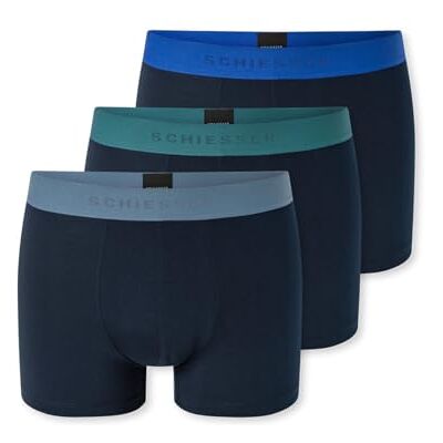 Schiesser Heren 3-pack boxershorts biologisch katoen multipack 95/5 Organic, Gesorteerd 14, M Schiesser Heren 3-pack boxershorts biologisch katoen multipack 95/5 Organic, Gesorteerd 14, M