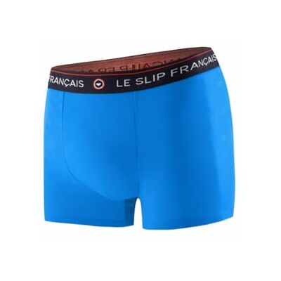 Le Slip Français Boxershorts van katoen, 100% gemaakt in Frankrijk, Neon Blauw, M Le Slip Français Boxershorts van katoen, 100% gemaakt in Frankrijk, Neon Blauw, M