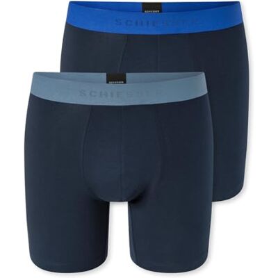 Schiesser Heren 2 stuks lange boxershorts katoen 95/5 multipacks, Gesorteerd 14, 10 Schiesser Heren 2 stuks lange boxershorts katoen 95/5 multipacks, Gesorteerd 14, 10