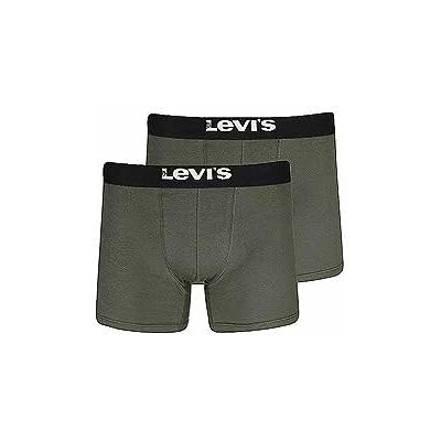 Levi's Solid Basic Boxer voor heren, Kaki, S Levi's Solid Basic Boxer voor heren, Kaki, S