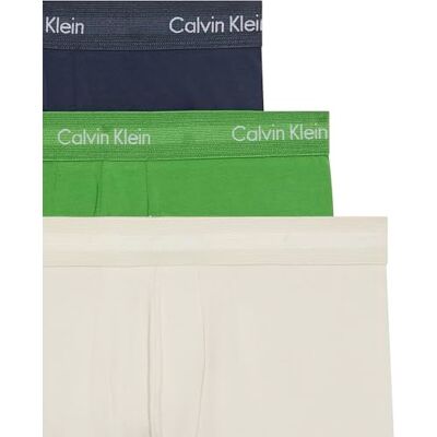 Calvin Heren Low Rise Trunk 3pk 0000U2664G Trunk, Groen (BLAUWE SHADOW/SUPREME GREEN/CHALK), S, Groen (Blauwe Schaduw/Opperste Groen/Krijt), S Calvin Heren Low Rise Trunk 3pk 0000U2664G Trunk, Groen (BLAUWE SHADOW/SUPREME GREEN/CHALK), S, Groen (Blauwe Schaduw/Opperste Groen/Krijt), S