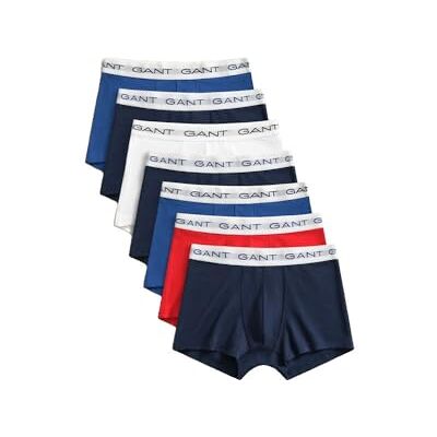 GANT Boxershorts voor heren, verpakking van 7 stuks, Meerkleurig, S GANT Boxershorts voor heren, verpakking van 7 stuks, Meerkleurig, S