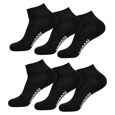 Urban Classics High Sneaker Socks 6-Pack Sokken zwart Urban Classics High Sneaker Socks 6-Pack Sokken zwart