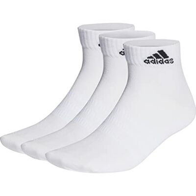 adidas Uniseks-Volwassen Enkelsokken, White/Black, XS adidas Uniseks-Volwassen Enkelsokken, White/Black, XS