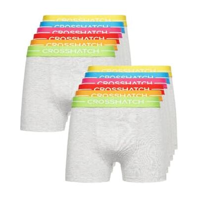 Crosshatch Heren (5 & 12 Pack) Multipacked Boxer Shorts, Heren Multi-Color Boxer, Heren Gift Set voor je vrienden, vriend of man. Boxershorts zijn verkrijgbaar in de maten: S, M, L, XL, XXL, Crosshatch Heren (5 & 12 Pack) Multipacked Boxer Shorts, Heren Multi-Color Boxer, Heren Gift Set voor je vrienden, vriend of man. Boxershorts zijn verkrijgbaar in de maten: S, M, L, XL, XXL,