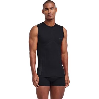 FALKE Heren Top van onderlaag Wool-Tech Light M S/l Sh wol functioneel materiaal sneldrogend 1 stuk, Zwart Black 3000, L FALKE Heren Top van onderlaag Wool-Tech Light M S/l Sh wol functioneel materiaal sneldrogend 1 stuk, Zwart Black 3000, L
