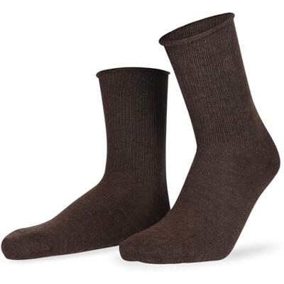 Hudson Herensokken Relax Soft drukvrije band, Bruinmel. 0763 liter, 39-42 EU Hudson Herensokken Relax Soft drukvrije band, Bruinmel. 0763 liter, 39-42 EU