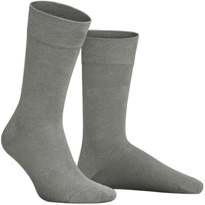 Hudson Heren Relax Cotton drukvrije tailleband sokken, zilver, 45/46 EU Hudson Heren Relax Cotton drukvrije tailleband sokken, zilver, 45/46 EU