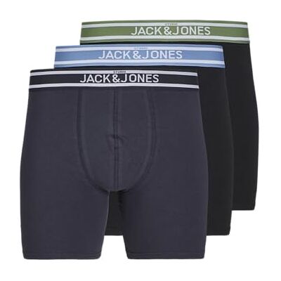 JACK & JONES Jacteddy Solid boxershort voor heren, 3 stuks, zwart, S (3 stuks), zwart, S JACK & JONES Jacteddy Solid boxershort voor heren, 3 stuks, zwart, S (3 stuks), zwart, S