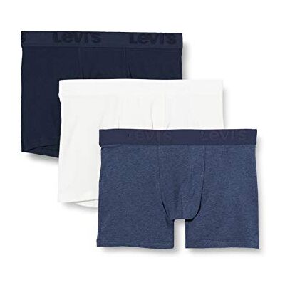 Levi's Heren premium herenonderbroeken (3 stuks) boxershort (3-pack), Blue Combo, S Levi's Heren premium herenonderbroeken (3 stuks) boxershort (3-pack), Blue Combo, S