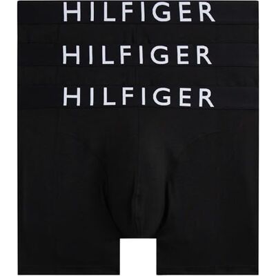 Tommy Hilfiger Heren 3P BOXER KORTE UM0UM03690 Boxer Brief, Geel, L, Geel (Zwart/Zwart/Zwart), L Tommy Hilfiger Heren 3P BOXER KORTE UM0UM03690 Boxer Brief, Geel, L, Geel (Zwart/Zwart/Zwart), L
