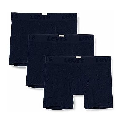 Levi's Heren premium herenonderbroeken (3 stuks) boxershort (3-pack), Donkerblauw, S Levi's Heren premium herenonderbroeken (3 stuks) boxershort (3-pack), Donkerblauw, S