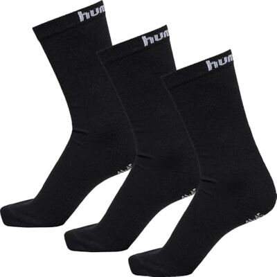 hummel hmlMOVER 3-pack sokken, zwart, 10 hummel hmlMOVER 3-pack sokken, zwart, 10
