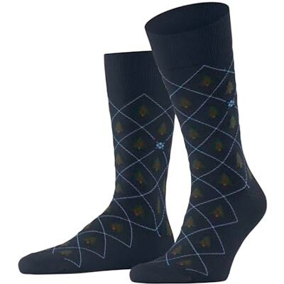 Burlington Heren Sokken Christmas Tree M So katoen gedessineerd 1 paar, Blauw Marine 6120, 40-46 Burlington Heren Sokken Christmas Tree M So katoen gedessineerd 1 paar, Blauw Marine 6120, 40-46