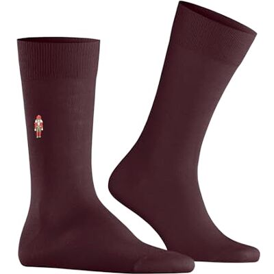 Burlington Heren Sokken Brit Style M So katoen gedessineerd 1 paar, Rood Claret 8375, 40-46 Burlington Heren Sokken Brit Style M So katoen gedessineerd 1 paar, Rood Claret 8375, 40-46
