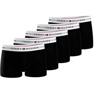 Tommy Hilfiger Katoenen boxershorts voor heren, verpakking van 5 stuks Tommy Hilfiger Katoenen boxershorts voor heren, verpakking van 5 stuks
