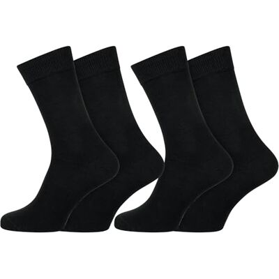 Nur Die Set van 2 katoenen zakelijke sokken voor heren, katoen (maat 39-46), basic eenvoudig en klassiek patroon, rubberen draden, katoenen sokken, middelhoge schacht, heren Nur Die Set van 2 katoenen zakelijke sokken voor heren, katoen (maat 39-46), basic eenvoudig en klassiek patroon, rubberen draden, katoenen sokken, middelhoge schacht, heren