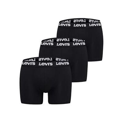 Levi's Levis Men Repeat Logo Boxer Brief 3P, Black Combo., L Levi's Levis Men Repeat Logo Boxer Brief 3P, Black Combo., L