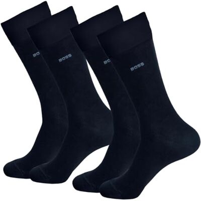 Boss Normale sokken voor heren, Donker Blauw401, 7-11 Boss Normale sokken voor heren, Donker Blauw401, 7-11