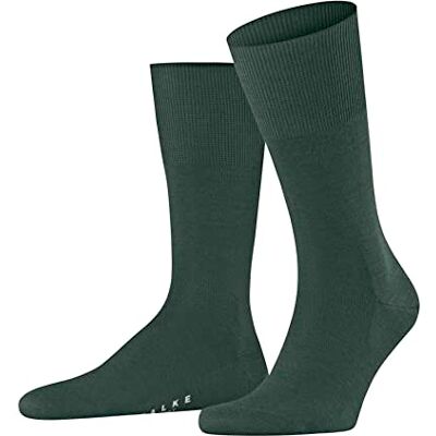 FALKE Heren Sokken Airport M So wol katoen eenkleurig 1 paar, Groen Hunter Green 7441, 41-42 FALKE Heren Sokken Airport M So wol katoen eenkleurig 1 paar, Groen Hunter Green 7441, 41-42