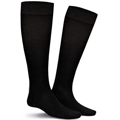 KUNERT Clark kniekousen voor heren, comfortband, Antraciet melange., 43-46 EU KUNERT Clark kniekousen voor heren, comfortband, Antraciet melange., 43-46 EU