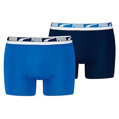 PUMA Everyday Multi Logo Boxer 2 Units S, True Blue, S PUMA Everyday Multi Logo Boxer 2 Units S, True Blue, S