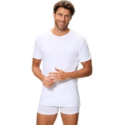 Abanderado 1 x Thermaltech thermo-T-shirt voor heren, ronde hals, Wit, L Abanderado 1 x Thermaltech thermo-T-shirt voor heren, ronde hals, Wit, L